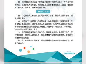 企業(yè)管理制度與崗位職責(zé)海報設(shè)計